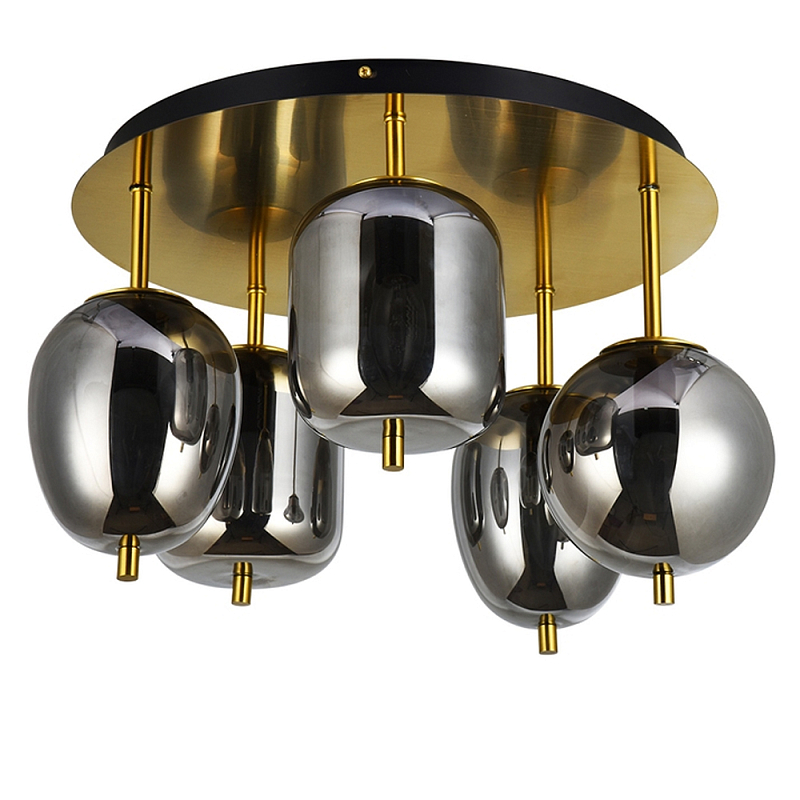 Потолочная люстра Lamp Phenix Серый Медь Потолочная люстра Lamp Phenix Серый Медь в Грозном | Loft Concept