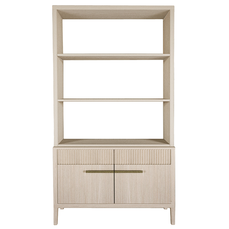 Стеллаж Primo с ящиками Светлый дуб  Древесина в Грозном | Loft Concept 