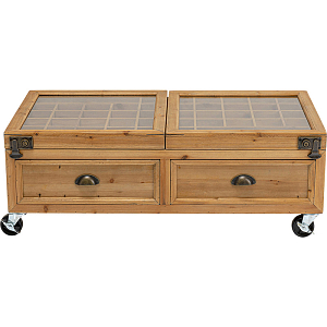 Кофейный стол Wooden Storage Space