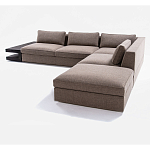 4-х местный Угловой модульный диван Zartаrn с приставным деревянным столиком варинант исполнения - 3 | Loft Concept в Грозном