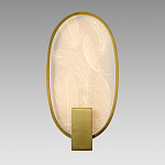 Бра с гравировкой на акриловом плафоне Gravyura Bronze варинант исполнения - 4 | Loft Concept в Грозном