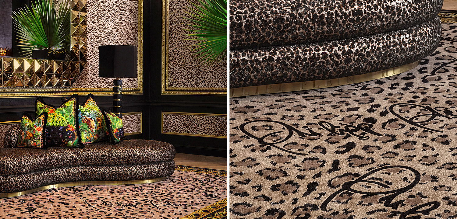 Ковер Philipp Plein Carpet Jungle 300 x 400 cm Коричневый Ковер Philipp Plein Carpet Jungle 300 x 400 cm Коричневый - Loft-Concept в Грозном