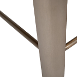 Стул барный светло-серый из экокожи Spectacular High Bar Stool варинант исполнения - 6 | Loft Concept в Грозном