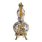 Ваза из фарфора с птицами и цветочной росписью Garden of Eden варинант исполнения - 3 | Loft Concept в Грозном