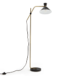 Торшер с поворотным плафоном Davy Brass Floor Lamp варинант исполнения - 2 | Loft Concept в Грозном