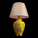 Настольная лампа желтая с изображением птиц Slip Away варинант исполнения - 10 | Loft Concept в Грозном