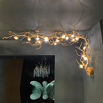 Потолочный светильник с настенным креплением в виде дерева Escape of Light варинант исполнения - 1 | Loft Concept в Грозном