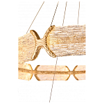 Люстра с 2-мя кольцами с текстурным природным рисунком IceFlame варинант исполнения - 4 | Loft Concept в Грозном