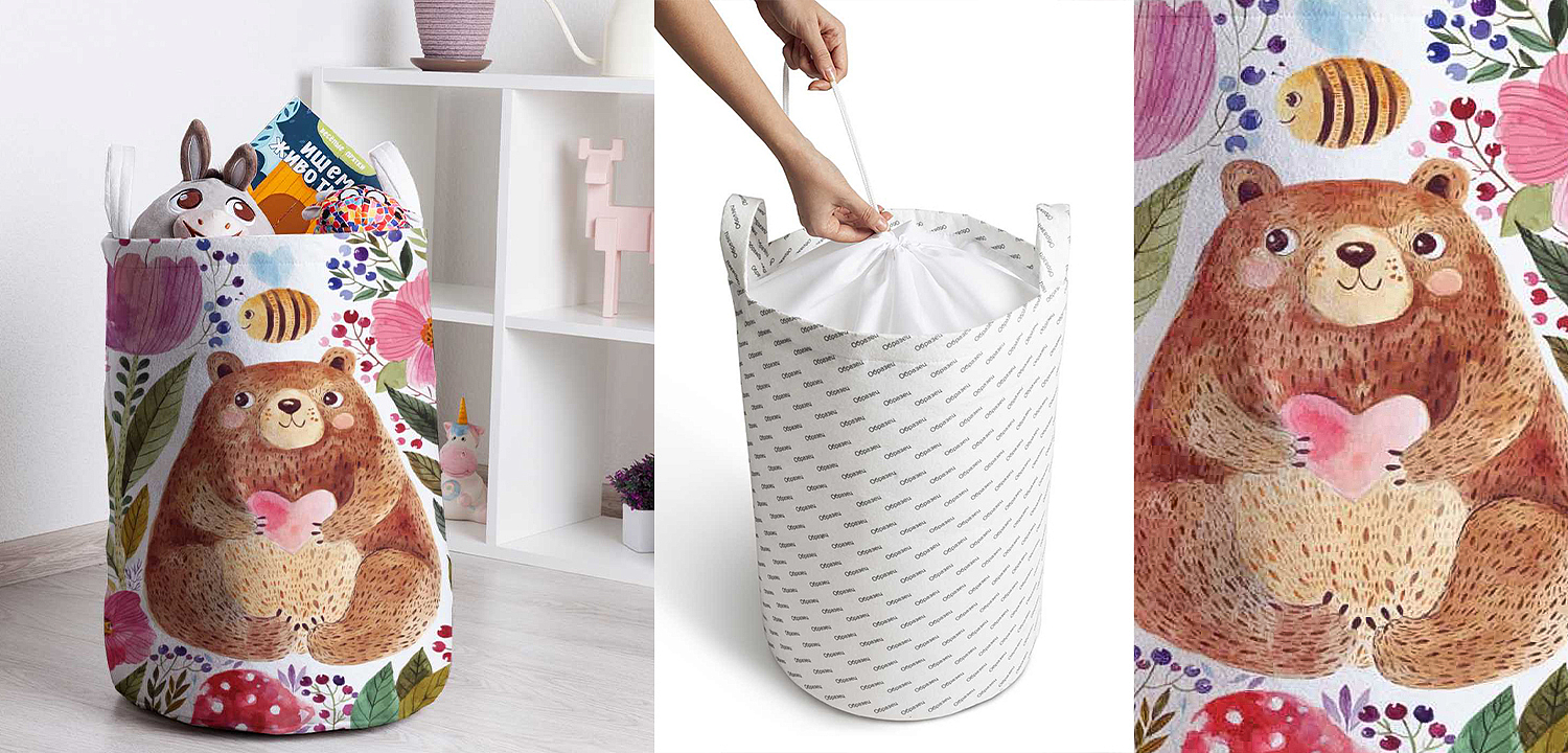 Корзина Love Bear Basket Корзина Love Bear Basket - Loft-Concept в Грозном
