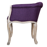 Кресло низкое в стиле прованс Louis French Armchair purple flax варинант исполнения - 2 | Loft Concept в Грозном