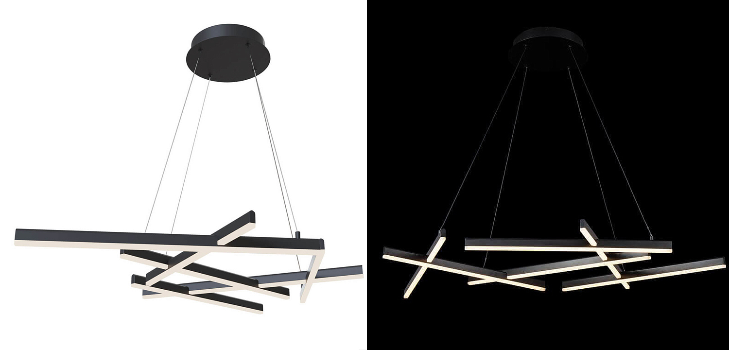 Люстра Smeragde Light Chandelier black Люстра Smeragde Light Chandelier black - Loft-Concept в Грозном