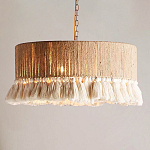 Люстра круглая плетеная с кисточками Solar Glow варинант исполнения - 9 | Loft Concept в Грозном