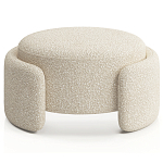 Круглая Оттоманка Alice ткань букле варинант исполнения - 2 | Loft Concept в Грозном