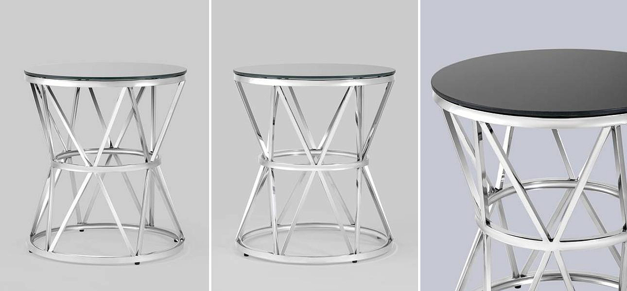 Стол приставной Beranger Collection Silver Стол приставной Beranger Collection Silver - Loft-Concept в Грозном