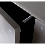 Комод со стеклянной столешницей и с выдвижными ящиками Minimalist Accent варинант исполнения - 4 | Loft Concept в Грозном