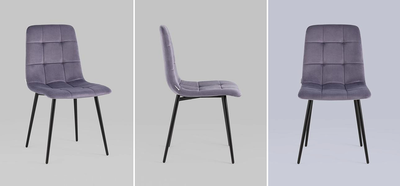 Стул NANCY Chair Пыльно-Сиреневый Велюр Стул NANCY Chair Пыльно-Сиреневый Велюр - Loft-Concept в Грозном