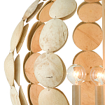 Люстра в форме шара с декором из круглых декоративных элементов Texture Discs варинант исполнения - 1 | Loft Concept в Грозном