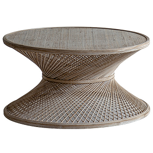 Кофейный стол Zaire Wicker Coffee Table Light