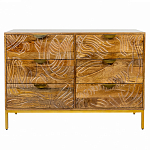 Комод с выдвижными ящиками и фактурным фасадом Termite варинант исполнения - 1 | Loft Concept в Грозном