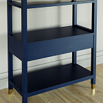 Стеллаж Elsa Dreams Blue со стеклянными полками и ящиком варинант исполнения - 6 | Loft Concept в Грозном