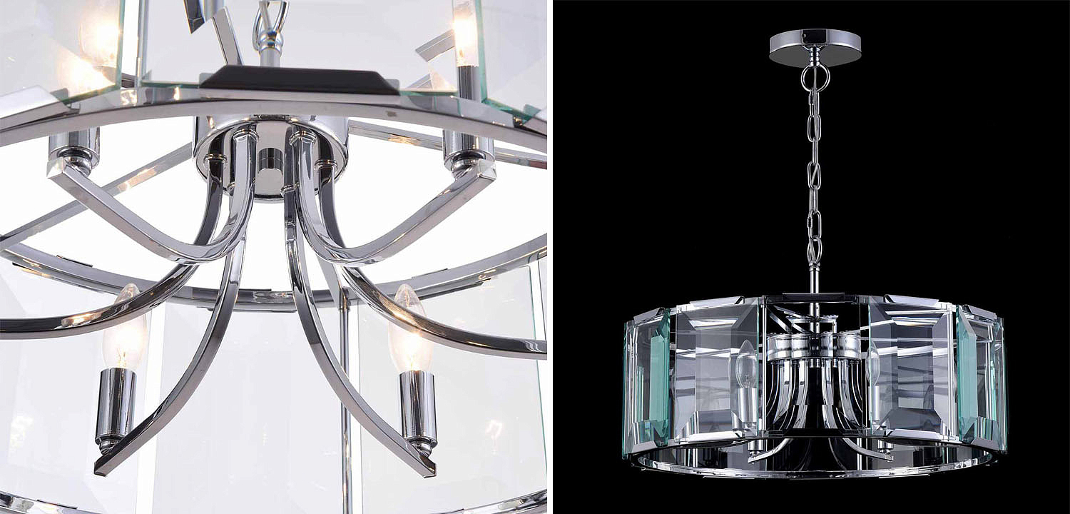 Люстра Harlow Crystal Round Chandelier chrome 6 Люстра Harlow Crystal Round Chandelier chrome 6 - Loft-Concept в Грозном