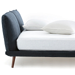 Двуспальная кровать с мягким изголовьем Daniel Bed варинант исполнения - 2 | Loft Concept в Грозном