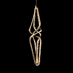 Подвесной светильник с декоративными элементами в виде кристаллов Smooth Shine варинант исполнения - 2 | Loft Concept в Грозном