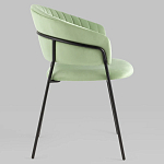 Стул в велюре фисташкового цвета Horizon варинант исполнения - 2 | Loft Concept в Грозном