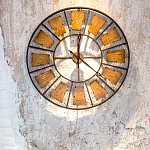 Часы настенные из металла в стиле лофт Clock with History варинант исполнения - 2 | Loft Concept в Грозном