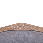 Кресло Ava Classical Armchair brown and grey velour варинант исполнения - 5 | Loft Concept в Грозном