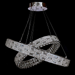 Люстра на 2 кольца с текстурной огранкой Reflection of Reality варинант исполнения - 6 | Loft Concept в Грозном