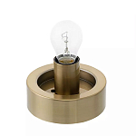 Настольный светильник с плафоном из затемненного стекла с рельефным узором Glass lampshade with Relief Pattern варинант исполнения - 2 | Loft Concept в Грозном