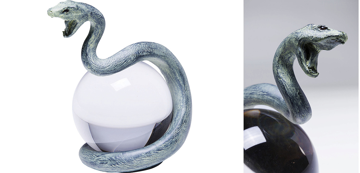 Статуэтка Змея на прозрачном шаре - Loft-Concept в Грозном