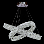 Люстра на 2 кольца с текстурной огранкой Reflection of Reality варинант исполнения - 7 | Loft Concept в Грозном