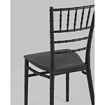 Стул Chiavari пластик черный варинант исполнения - 3 | Loft Concept в Грозном