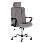 Кресло компьютерное City Chair хром флок варинант исполнения - 2 | Loft Concept в Грозном