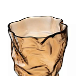 Ваза стеклянная фактурная Crumpled Vase 32 см варинант исполнения - 2 | Loft Concept в Грозном