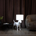 Лампа COLLECTION OF DOGS с абажуром Бультерьер варинант исполнения - 3 | Loft Concept в Грозном
