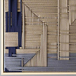 Аксессуар Геометрическая абстракция Figurative Beige Wall Hangings варинант исполнения - 1 | Loft Concept в Грозном