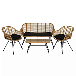 Кушетка плетеная из ротанга Wicker Сouch варинант исполнения - 5 | Loft Concept в Грозном