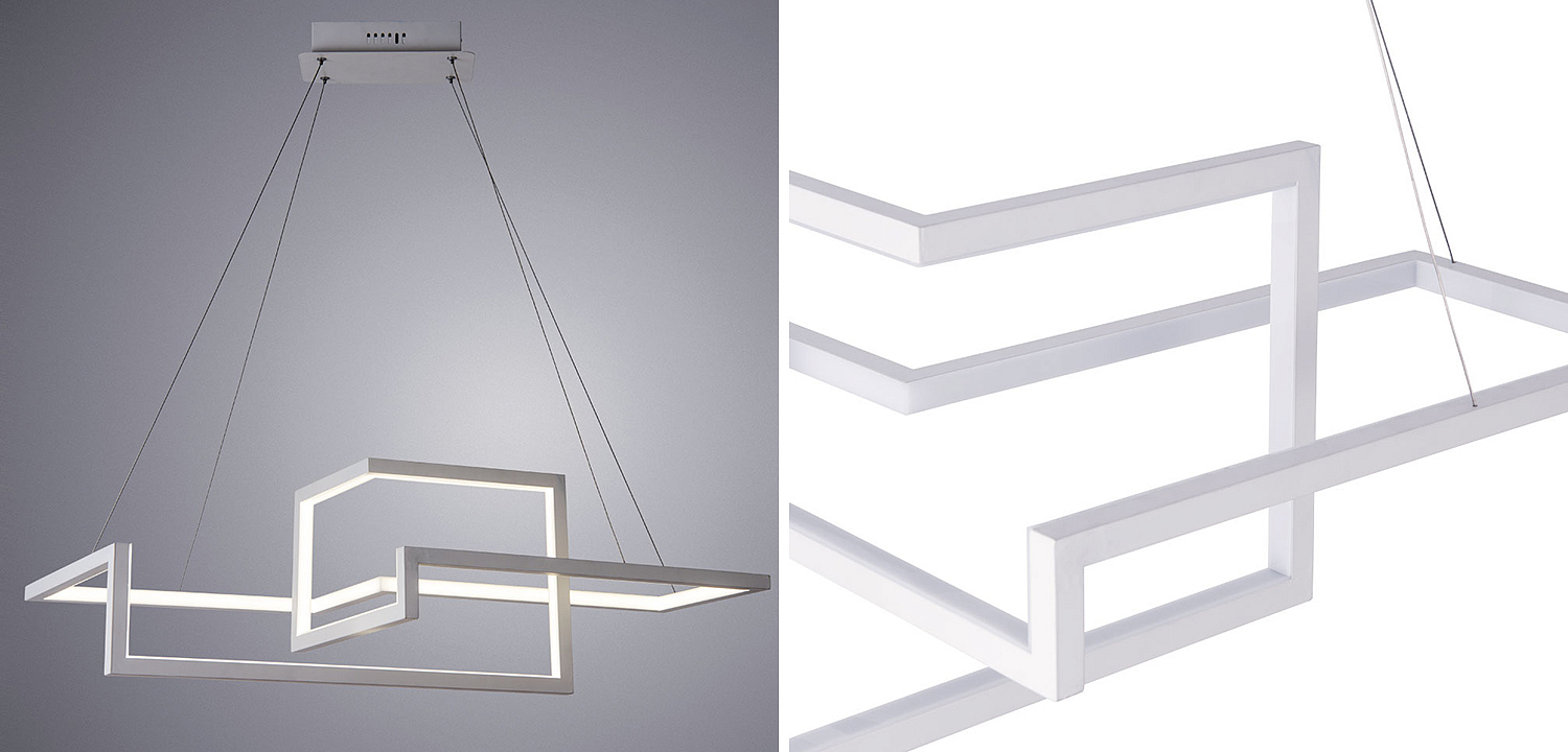 Люстра Esther Geometric White Chandelier II Люстра Esther Geometric White Chandelier II - Loft-Concept в Грозном