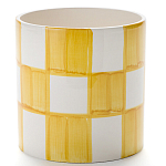 Кашпо из керамики с графическими принтами Brighter варинант исполнения - 5 | Loft Concept в Грозном