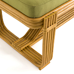 Скамья из ротанга с подушкой Mattia Rattan Bench варинант исполнения - 4 | Loft Concept в Грозном