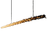 Люстра линейная светодиодная из необработанных кристаллов Mountain Comet варинант исполнения - 5 | Loft Concept в Грозном