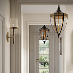 Подвесной светильник в форме фонаря чёрного цвета Black Lantern варинант исполнения - 3 | Loft Concept в Грозном