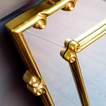 Зеркало прямоугольное Golden Classic Ornament Mirror варинант исполнения - 3 | Loft Concept в Грозном