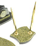 Настольный письменный набор из змеевика из 7-ми элементов Successful Leader варинант исполнения - 8 | Loft Concept в Грозном