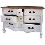 Комод бежевый в стиле Прованс Montmartre Provence Beige Wide варинант исполнения - 5 | Loft Concept в Грозном