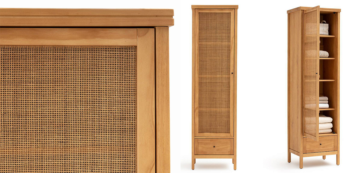 Шкаф Niels Wicker Cupboard Шкаф Niels Wicker Cupboard - Loft-Concept в Грозном