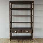 Стеллаж с двумя ящиками Elsa Dreams Walnut варинант исполнения - 4 | Loft Concept в Грозном